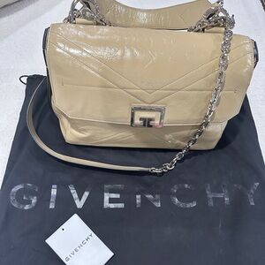 Givenchy Beige Leather Shoulder Bag